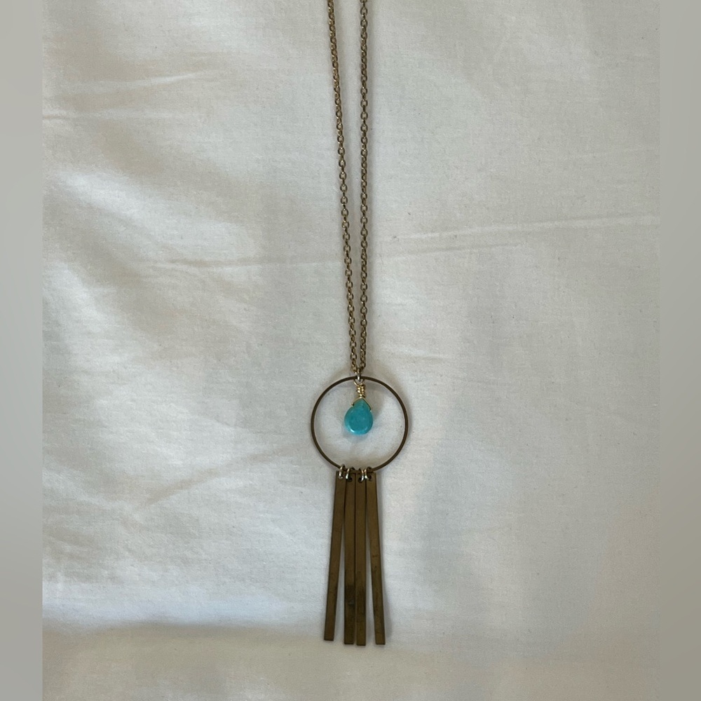Long Turquoise Necklace